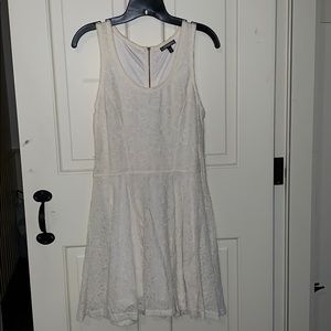 Lace off white dress